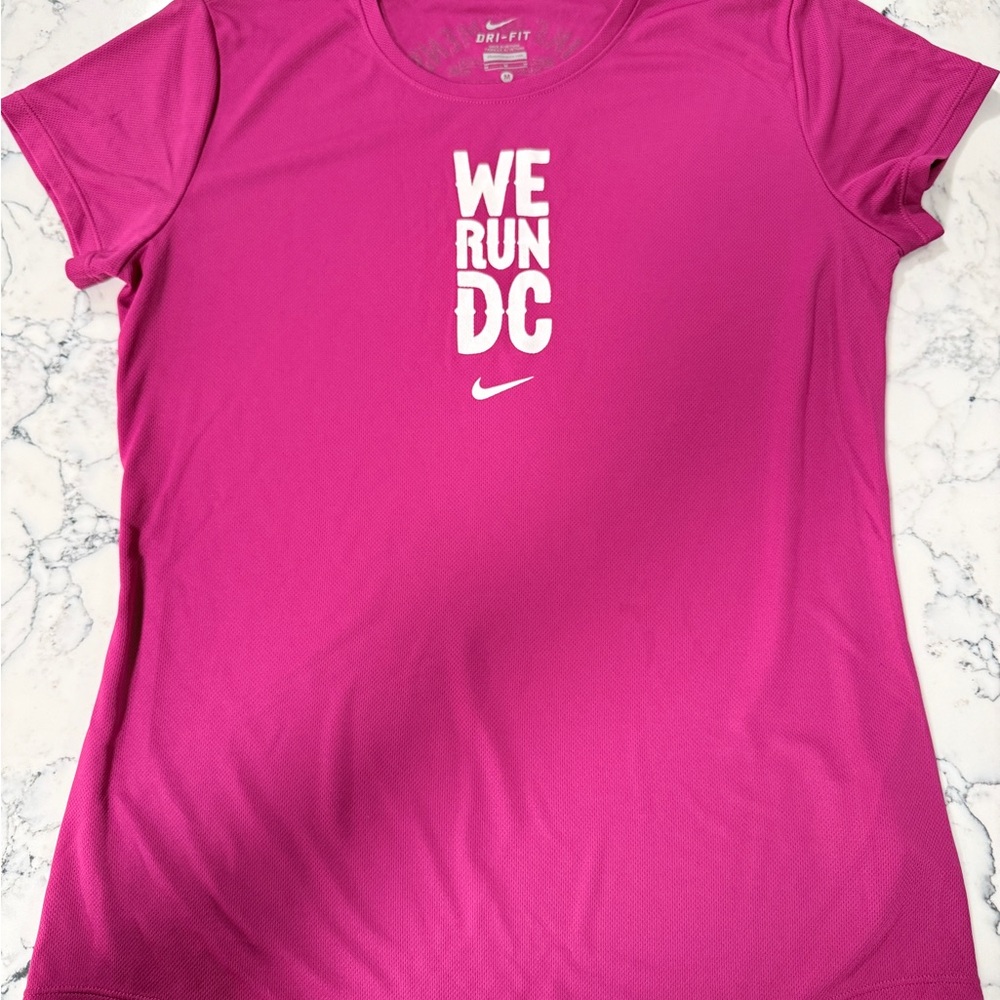 Nike Women's Fuchsia Dri-FIT Tee